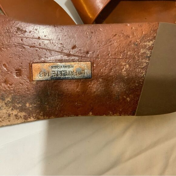 Lafayette 148 New York Women  leather sandal size 8M - Picture 6 of 10